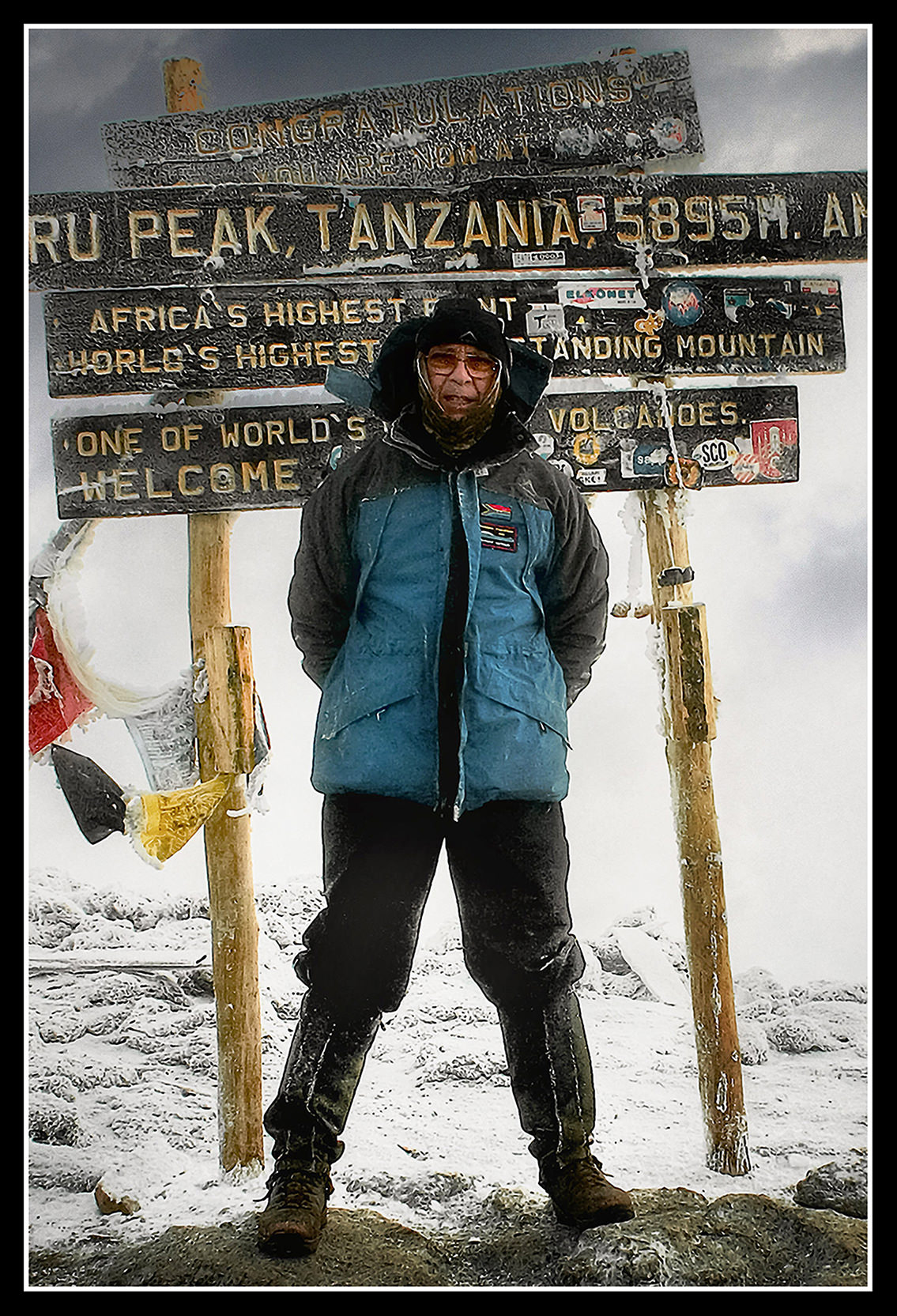 Peter wick Uhuru Peak Kilimanjaro 2005